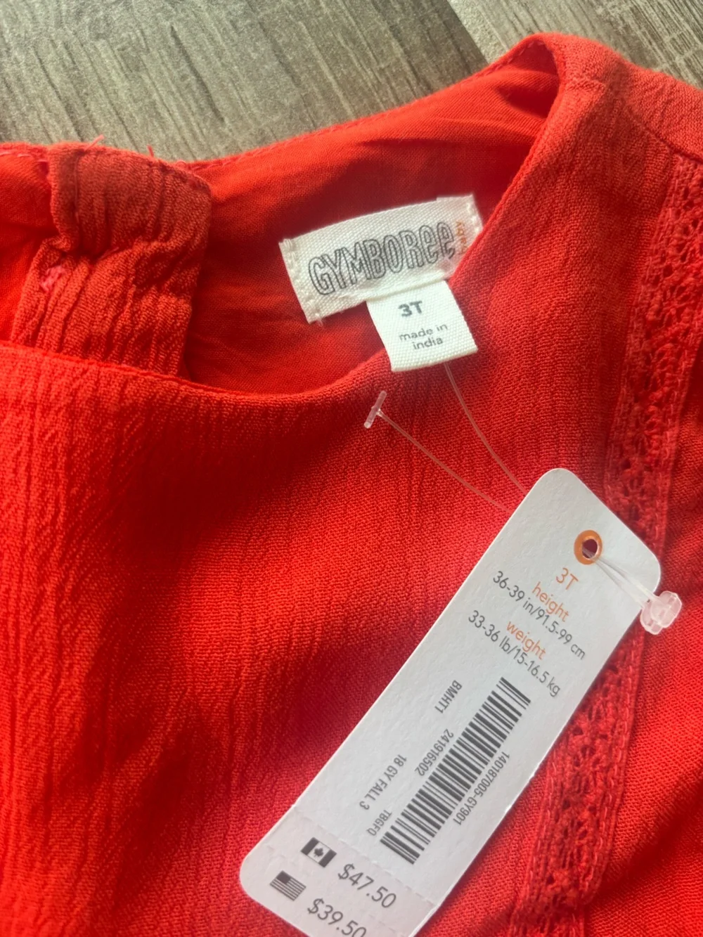 Gymboree Red Long Sleeve Twirl Dress size 3T new with tags
